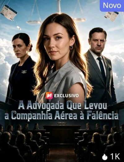 Capa da minisserie A Advogada que Levou a Companhia Aérea à Falência