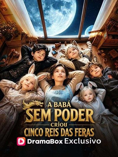 Capa da minisserie A Babá sem Poder Criou Cinco Rei das Feras -