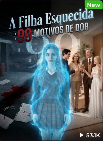 Capa da minisserie A Filha Esquecida: 99 Motivos de Dor
