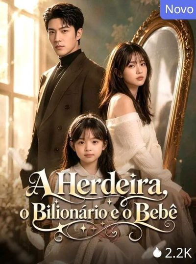 Capa da minisserie A Herdeira, o Bilionário e o Bebê