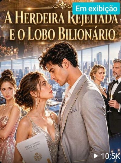 Capa da minisserie A Herdeira Rejeitada e o Lobo Bilionário