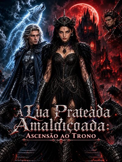Capa da minisserie A Lua Prateada Amaldiçoada: Ascensão ao Trono
