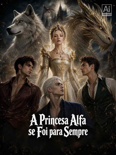 Capa da minisserie A Princesa Alfa Se Foi para Sempre
