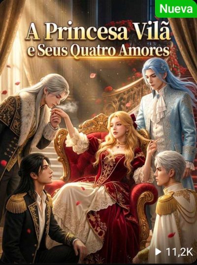 Capa da minisserie A Princesa Vilã e Seus Quatro Amores