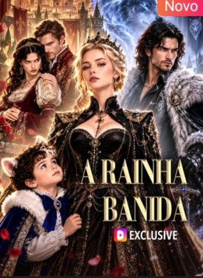 Capa da minisserie A Rainha Banida