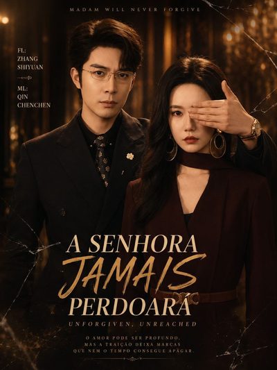 Capa da minisserie A Senhora Jamais Perdoará a Senhora Nunca Vai Perdoar a Senhora Jamais Perdoará o Marido