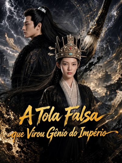 Capa da minisserie A Tola Falsa que Virou Gênio do Império