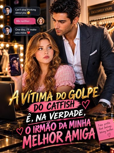 Capa da minisserie A Vítima do Golpe do Catfish Ê, na Verdade , o Irmão da Minha Melhor Amiga