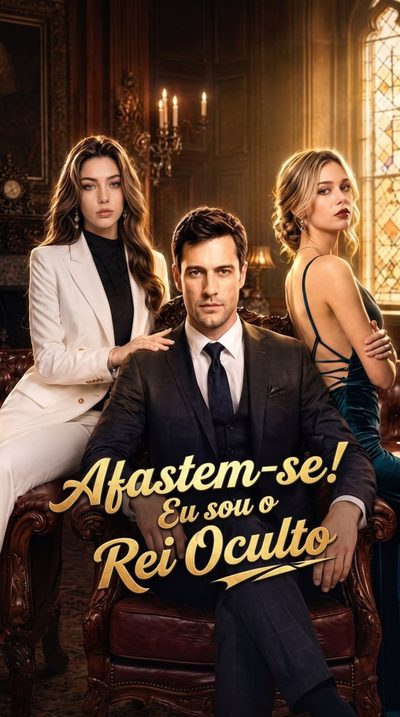 Capa da minisserie Afastem-se! Eu Sou o Rei Oculto