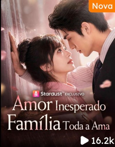 Capa da minisserie Amor Inesperado, Familia Toda a Ama
