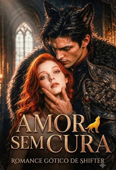 Capa da minisserie Amor sem Cura Romance Gótigo de Shifter
