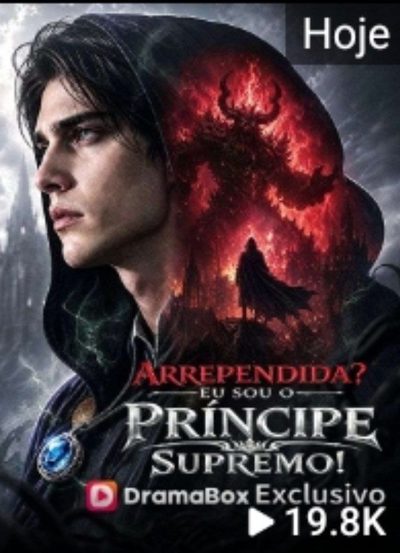 Capa da minisserie Arrependida? Eu Sou o Príncipe Supremo!