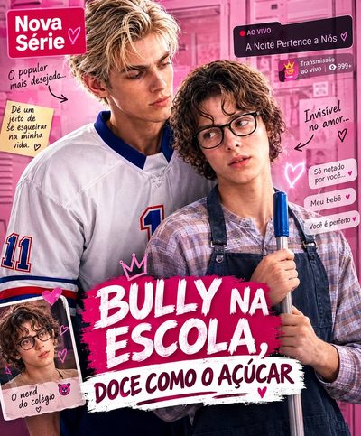 Capa da minisserie Bully na Escola, Doce Como Açucar - Bl