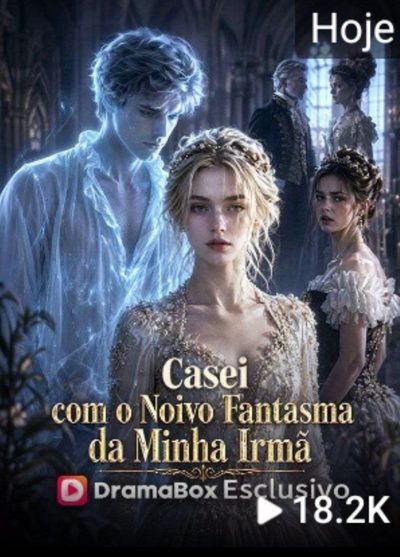 Capa da minisserie Casei com o Noivo Fantasma da Minha Irmã