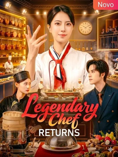 Capa da minisserie Chef Lendária Está de Volta Legendary Chef Returns