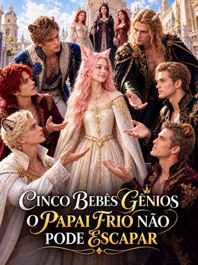 Capa da minisserie Cinco Bebês Gênios, o Papai Frio Não Pode Escapar