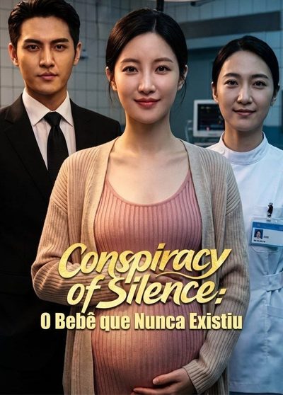 Capa da minisserie Conspiração de Silêncio: o Bebê que Nunca Existiu
