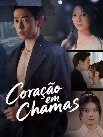 Capa da minisserie Coração em Chamas