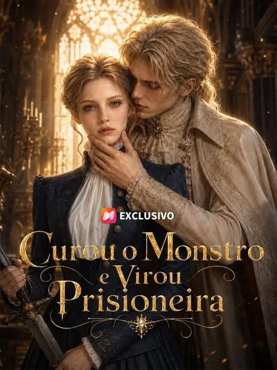 Capa da minisserie Curou o Monstro e Virou Prisioneira