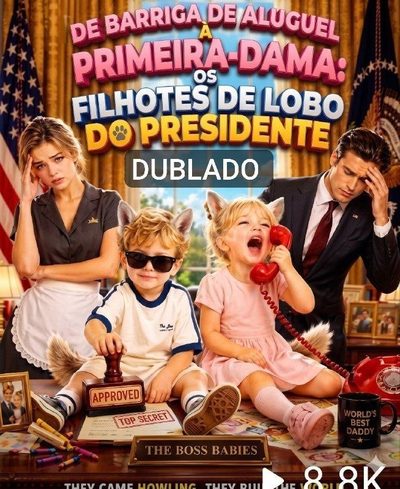 Capa da minisserie De Barriga de Aluguel à Primeira-dama: os Filhotes de Lobo do Presidente dublado