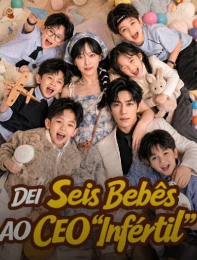 Capa da minisserie Dei Seis Bebês com o Ceo " Infértil"