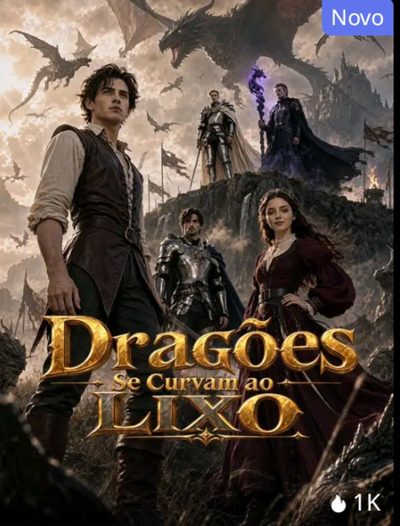 Capa da minisserie Dragão Se Curvam ao Lixo