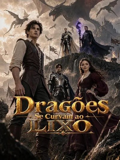 Capa da minisserie Dragões Se Curvam ao Lixo