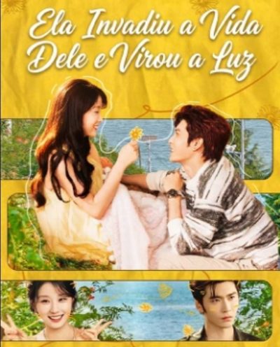 Capa da minisserie Ela Invadiu a Vida Dele e Virou a Luz