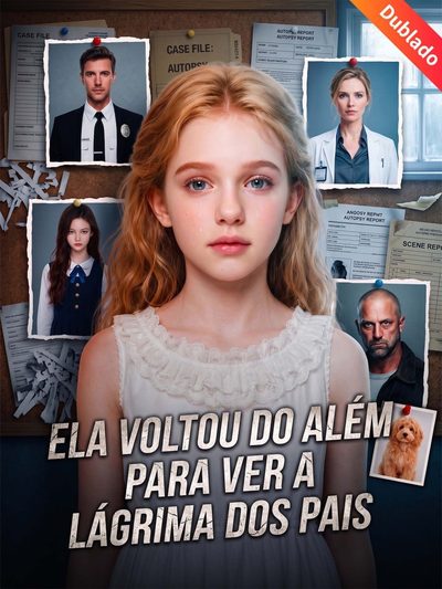 Capa da minisserie Ela Voltou do Além para Ver a Lágrima dos Pais -