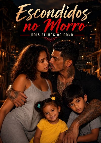 Capa da minisserie Escondidos no Morro - dos Filhos do Dono -
