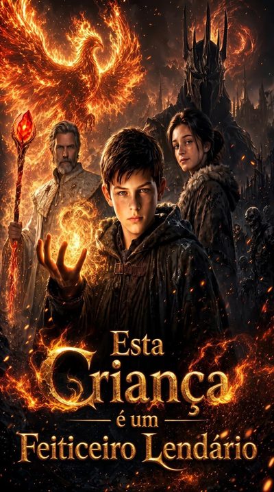 Capa da minisserie Esta Criança É Um Feiticeiro Lendário