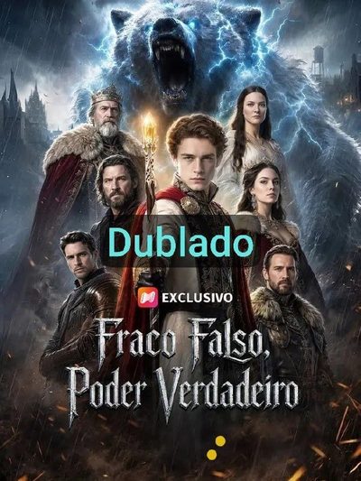 Capa da minisserie Fraco Falso Poder Verdadeiro