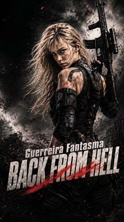 Capa da minisserie Guerreira Fantasma de Volta do Inferno