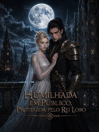 Capa da minisserie Humilhada em Público Protegida Pelo Rei Lobo