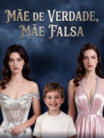 Capa da minisserie Mãe de Verdade, Mãe Falsa Real Mother, Fake Mother