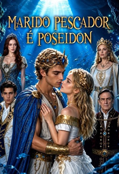 Capa da minisserie Marido Pescador É Poseidon