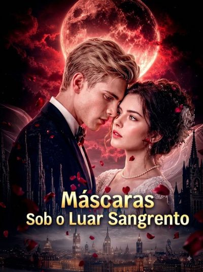 Capa da minisserie Máscaras sob o Luar Sangrento