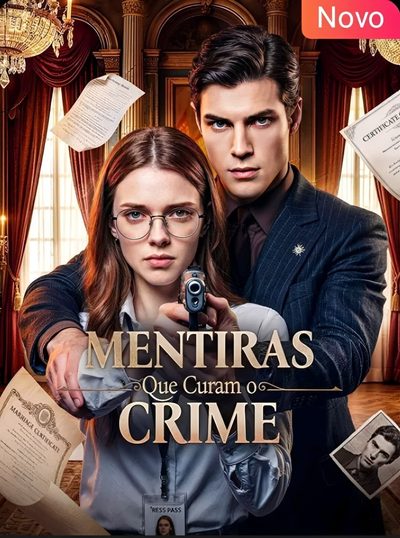 Capa da minisserie Mentiras que Curam o Crime
