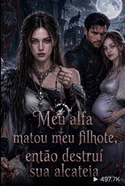 Capa da minisserie Meu Alfa Matou Meu Filhote, Então Destruí Sua Alcateia -