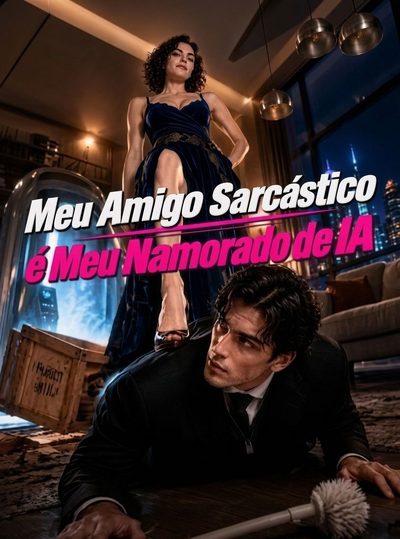 Capa da minisserie Meu Amigo Sarcástico É Meu Namorado de Ia
