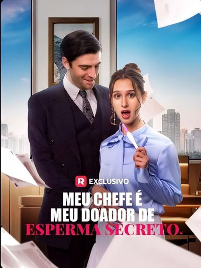 Capa da minisserie Meu Chefe É Meu Doador de Esperma Secreto