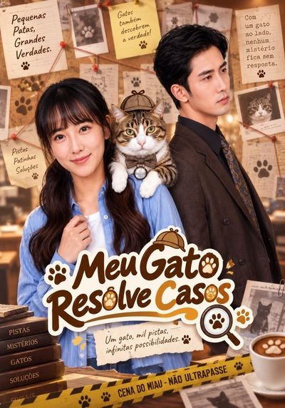 Capa da minisserie Meu Gato Resolve Casos