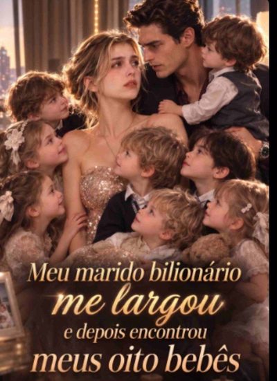 Capa da minisserie Meu Marido Bilionário Me Largou e Depois Encontrou Meus Oito Bebês -