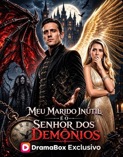 Capa da minisserie Meu Marido Inútil É o Senhor dos Demônios