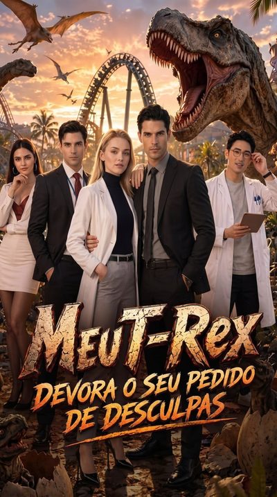 Capa da minisserie Meu T-rex Devora o Seu Pedido de Desculpas