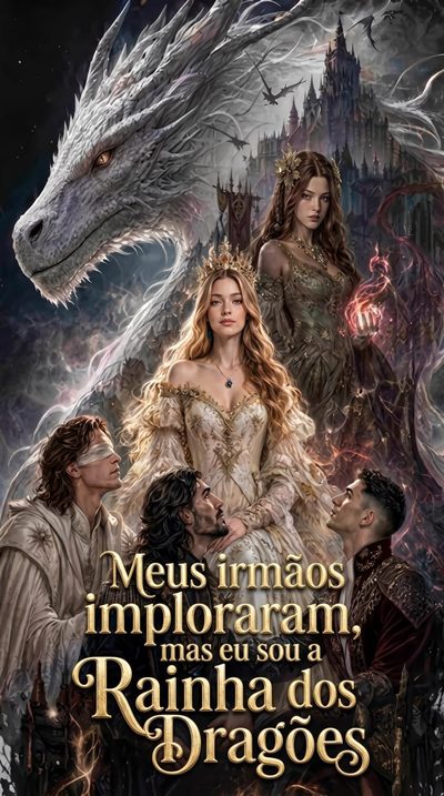 Capa da minisserie Meus Irmãos Imploraram, Mas Eu Sou a Rainha dos Dragões