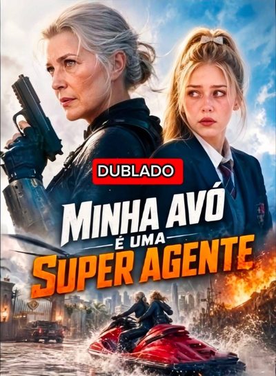 Capa da minisserie Minha Avó É uma Super Agente
