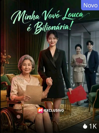Capa da minisserie Minha Vovó Louca e Bilionária