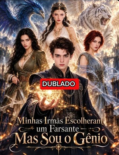 Capa da minisserie Minhas Irmãs Escolheram Um Farsante, Mas Sou o Gênio