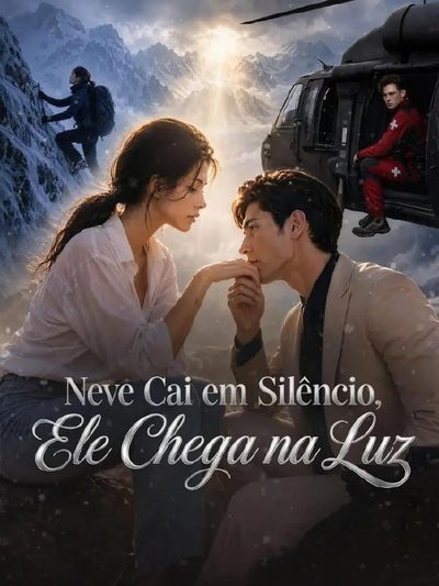 Capa da minisserie Neve Cai em Silêncio Ele Chegou na Luz